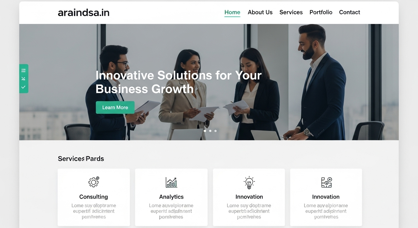 Araindsa.in Website