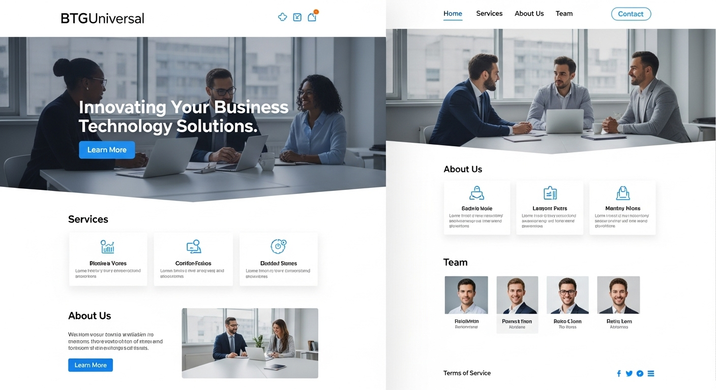 BTGUniversal.com Website